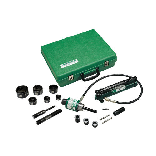Hydraulic Knockout Kit with Hand Pump and Slug-Buster&reg; Punches NTL Industrial