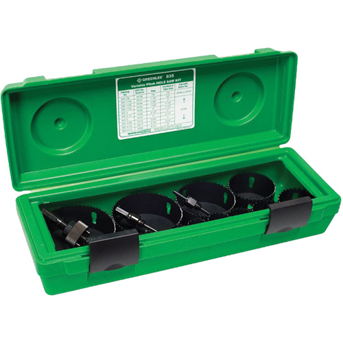 Bi-Metal Hole Saw Kit, 13 Pieces NTL Industrial