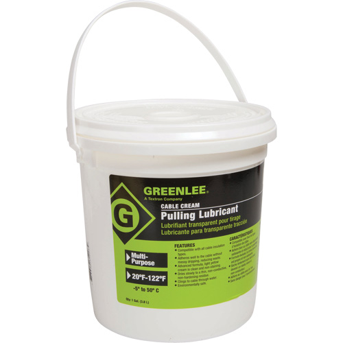 Cable Cream Pulling Lubricant, Bucket NTL Industrial