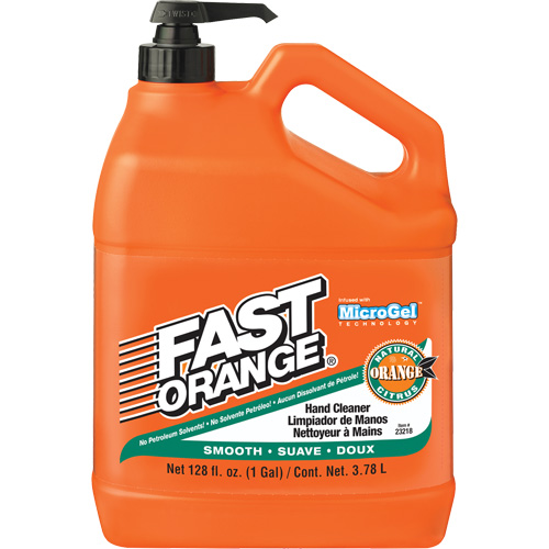 Hand Cleaner, Lotion, 3.78 L, Pump Bottle, Orange NTL Industrial