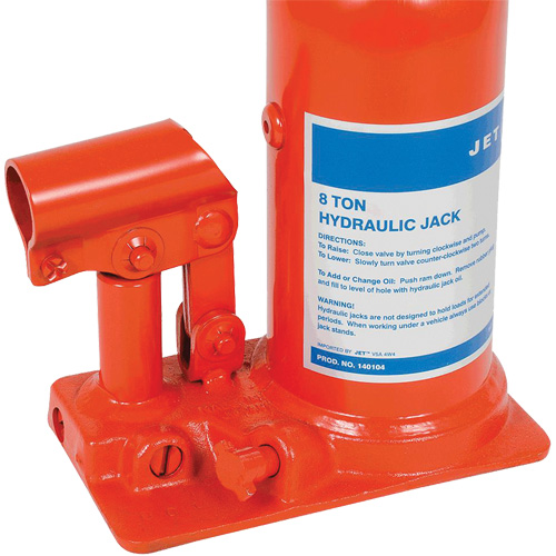 JHJ-8 Super Heavy-Duty Bottle Jack, 8 Ton(s), 15-3/8" Raised Height NTL Industrial