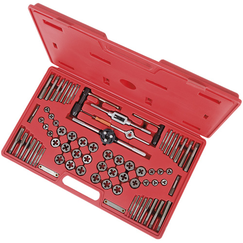 Premium SAE/Metric Alloy Tap & Die Set, 76 Pieces NTL Industrial