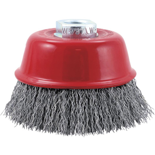 Brosse-boisseau &agrave; fils cr&ecirc;p&eacute;s, 3-1/4", Fils 0,014" NTL Industrial