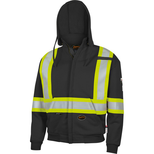 337SF Capuche &agrave; fermeture &eacute;clair ignifug&eacute;e, Hommes, Petit, Noir, 22 cal/cm² NTL Industrial