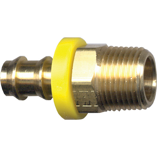 Grip-Tite Hose Barb Fitting, Brass, 3/8" x 1/4" NTL Industrial