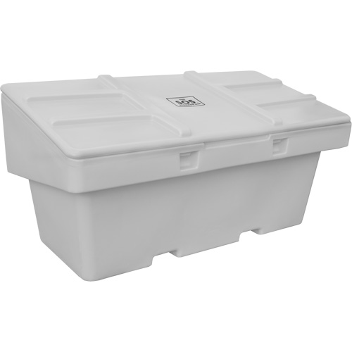 Salt Sand Container SOS, With Hasp, 72" x 36" x 36", 36 cu. Ft., Grey NTL Industrial