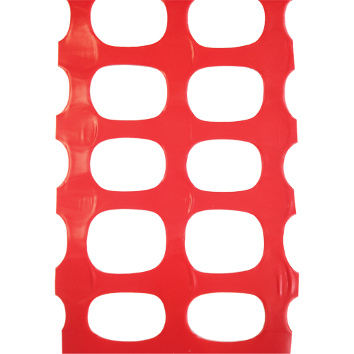 Snow Fence, 50' L x 4' W, Orange NTL Industrial