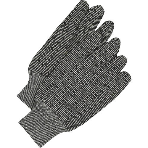 Gants en jersey classiques, Taille unique, Poivre et sel, Non doubl&eacute;, Poignet en tricot NTL Industrial