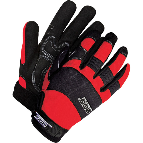 Gants performants &agrave; usage intensif avec paumes coussin&eacute;es, Taille Grand, Paume Synth&eacute;tique NTL Industrial