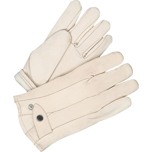 Gants classiques de cordeur, 10, Paume Cuir fleur de vache, Doubleure Molleton NTL Industrial