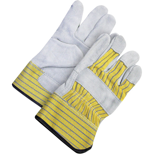 Gants d'ajusteur classiques, Taille unique, Paume en Cuir de vache refendu, Doublure en Molleton NTL Industrial