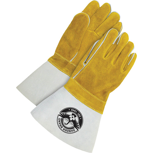 Gants pour soudeur avec poignet de 5", Cuir de vache refendu, Taille Taille unique NTL Industrial
