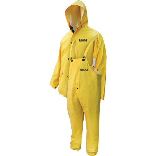 V&ecirc;tements imperm&eacute;ables ignifuges en trois morceaux Deny, T-Grand, Jaune NTL Industrial