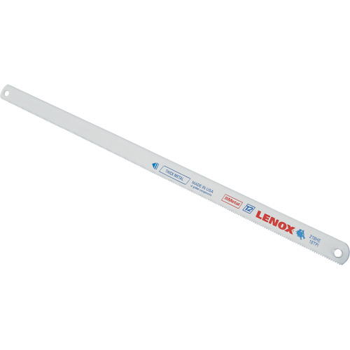 Lames de scie &agrave; m&eacute;taux, Bim&eacute;tal, 12" lo, 18 dents par pouce NTL Industrial