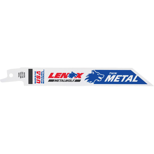 Lame de scie alternative, Bim&eacute;tal, 24 Dents par pouce, 6" lo x 3/4" la NTL Industrial