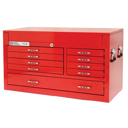 Coffre sup&eacute;rieur de s&eacute;rie PRO+, 42" la, 9 tiroirs, Rouge NTL Industrial
