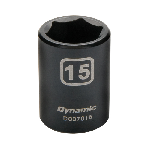 Metric Socket, Impact, 12 mm, 3/8" Drive, 6 Points NTL Industrial