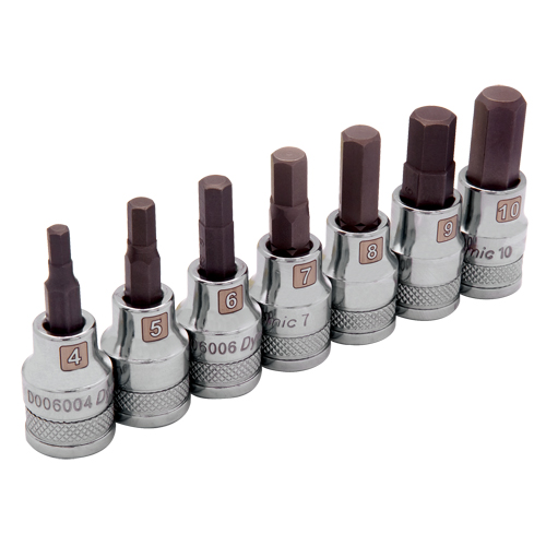 Jeu de douilles m&eacute;triques standards, 7 mrcx NTL Industrial