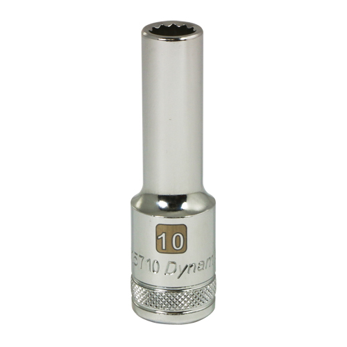 Douille m&eacute;trique, 10 mm, Prise 1/2", 12 pans, Profond NTL Industrial