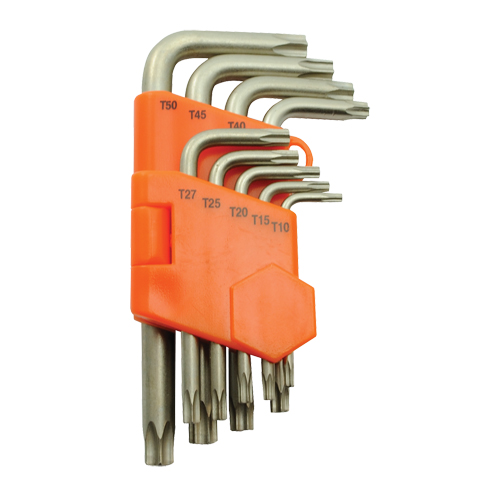 Jeu de cl&eacute;s hexagonales, 9 mcx, Torx NTL Industrial