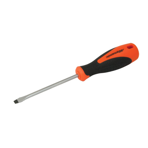 Tournevis pour &eacute;crous &agrave; fente, Tige de 3/16", Ronde, 8" lo, Prise en Coussin&eacute;e NTL Industrial