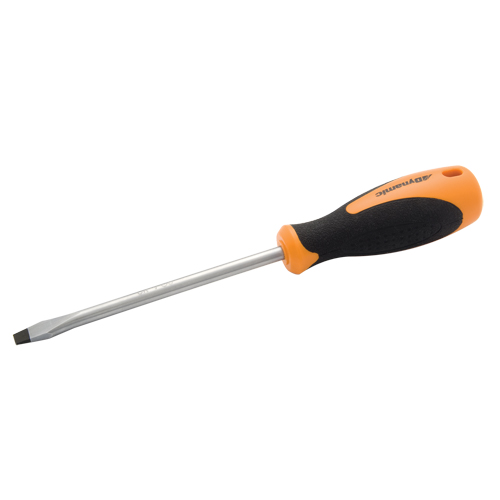 Tournevis pour &eacute;crous &agrave; fente, Tige de 1/4", Ronde, 9-1/3' lo, Prise en Coussin&eacute;e NTL Industrial