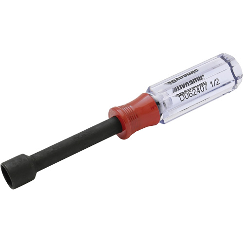 SAE Nut Driver with Acetate Handle, 1/2" Drive, 6-3/4" L, Non Magnetic NTL Industrial