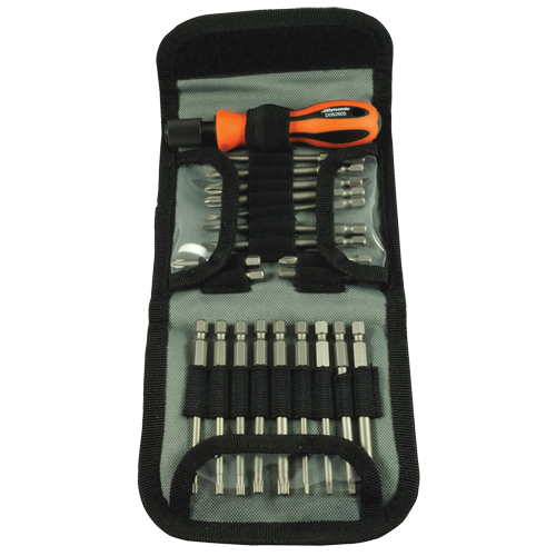 Tournevis multi embouts, 6-1/2" lo, Prise Coussin&eacute;e NTL Industrial