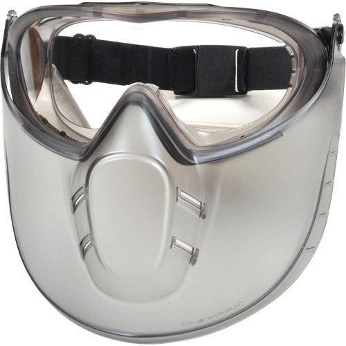 Lunettes de s&eacute;curit&eacute; Capstone Shield avec &eacute;cran facial amovible, Lentille Transparent, Antibu&eacute;e, Ventilation Directe/Ferm&eacute; NTL Industrial