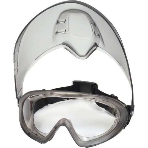 Lunettes de s&eacute;curit&eacute; Capstone Shield avec &eacute;cran facial amovible, Lentille Transparent, Antibu&eacute;e, Ventilation Directe/Ferm&eacute; NTL Industrial