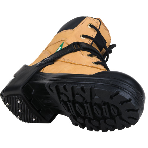 Heelstop Ice Cleats, Tungsten Carbide, Stud Traction, Large NTL Industrial