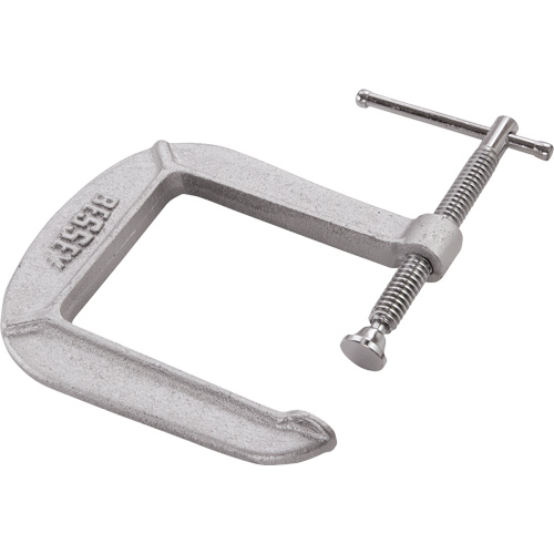 Light-Duty C-Clamp, 3" (76 mm) Capacity, 4-1/2" (114 mm) Throat Depth NTL Industrial
