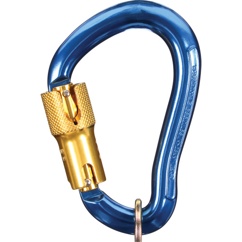 Nano-Lok Carabiner, Aluminum, 3600 lbs Capacity NTL Industrial