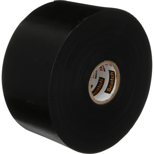 Scotch&reg; Professional Grade Linerless Rubber Splicing Tape, 50.8 mm (2") W x 9 m (30') L, 30 mils, Black NTL Industrial