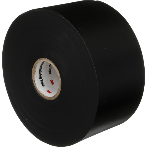 Scotch&reg; Professional Grade Linerless Rubber Splicing Tape, 50.8 mm (2") W x 9 m (30') L, 30 mils, Black NTL Industrial