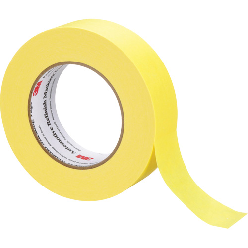 Automotive Refinish Masking Tape 388N, 36 mm (1-1/2") x 55 m (180'), Tan NTL Industrial