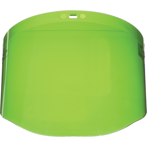 Faceshield Window, Polycarbonate, Green Tint NTL Industrial