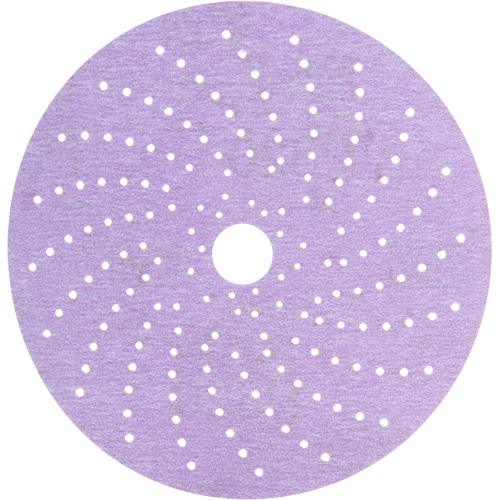 Hookit Purple Clean Sanding Disc, 6" Dia., 320+ Grit, Aluminum Oxide NTL Industrial