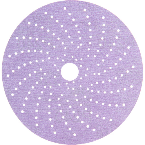 Disque de ponçage net mauve Hookit, dia 6", Grain P240, Oxyde d'aluminium, Poids C NTL Industrial