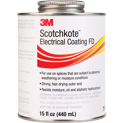 Rev&ecirc;tement &eacute;lectrique FD Scotchkote, Transparent, 15 oz, Canette NTL Industrial