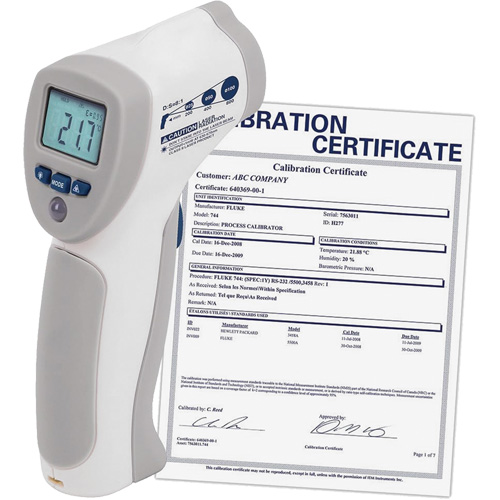 Food Service Infrared Thermometer with ISO Certificate, -4°- 392° F ( -20° - 200° C )/-58°- 4° F ( -50° - -20° C ), 8:1, Fixed Emmissivity NTL Industrial