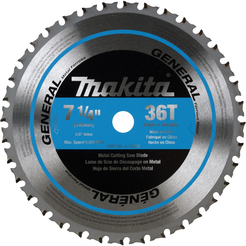 CERMET Tipped Saw Blade, 7-1/4", 36 Teeth, Metal Use NTL Industrial