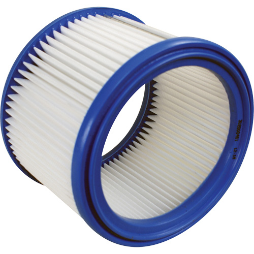 Replacement PET-Fleece Vacuum Filter, Cartridge, Fits 7 US gal. NTL Industrial