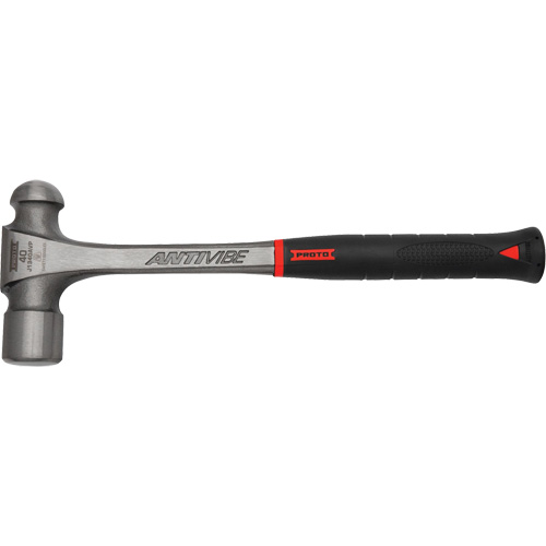 Anti-Vibe&reg; Ball Pein Hammer, 40 oz. Head Weight, Polished Face, Cushion Handle NTL Industrial