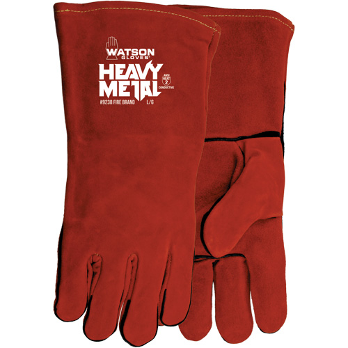 Gants de soudage Fire Brand, Cuir de vache refendu, Taille Taille unique NTL Industrial