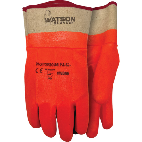 Notorious P.I.G. Gloves, One Size, Nitrile/PVC Coating, Jersey Shell NTL Industrial