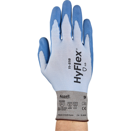 Gants Hy-Flex 11-518, Taille Petit/7, Calibre 18, Rev&ecirc;tement Polyur&eacute;thane, Enveloppe en Dyneema, ASTM ANSI niveau A2/EN 388 niveau B NTL Industrial