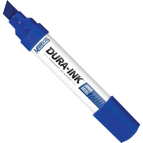 Marqueur Dura-Ink 200, Bleu, Pointe Ciseau NTL Industrial