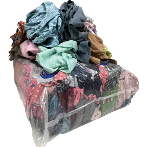 Chiffons d'essuyage sp&eacute;ciaux, M&eacute;lange de couleurs, 20 lb NTL Industrial