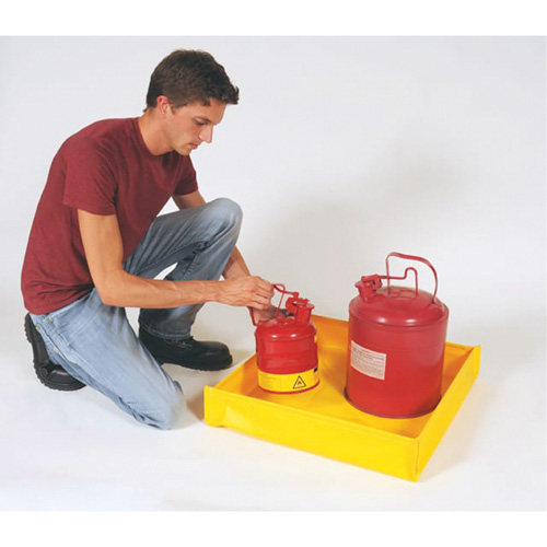 Flexible Ultra-Utility Tray&reg;, 12" L x 12" W x 4.8" H, 1.5 US Gal. Spill Capacity NTL Industrial